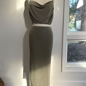 Olive Green Jersey Set